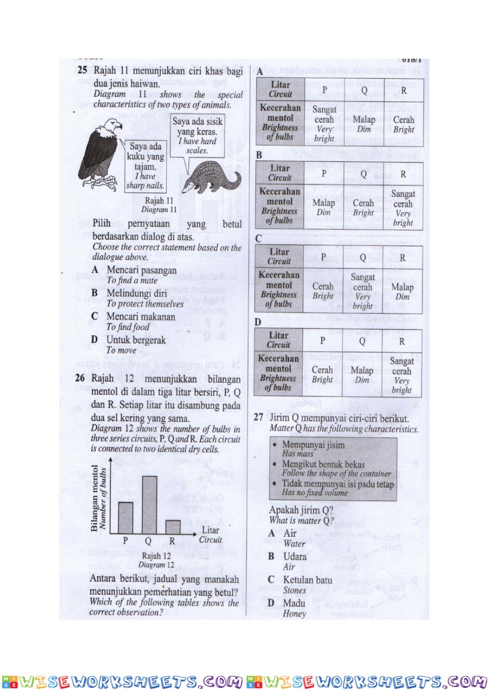 worksheet