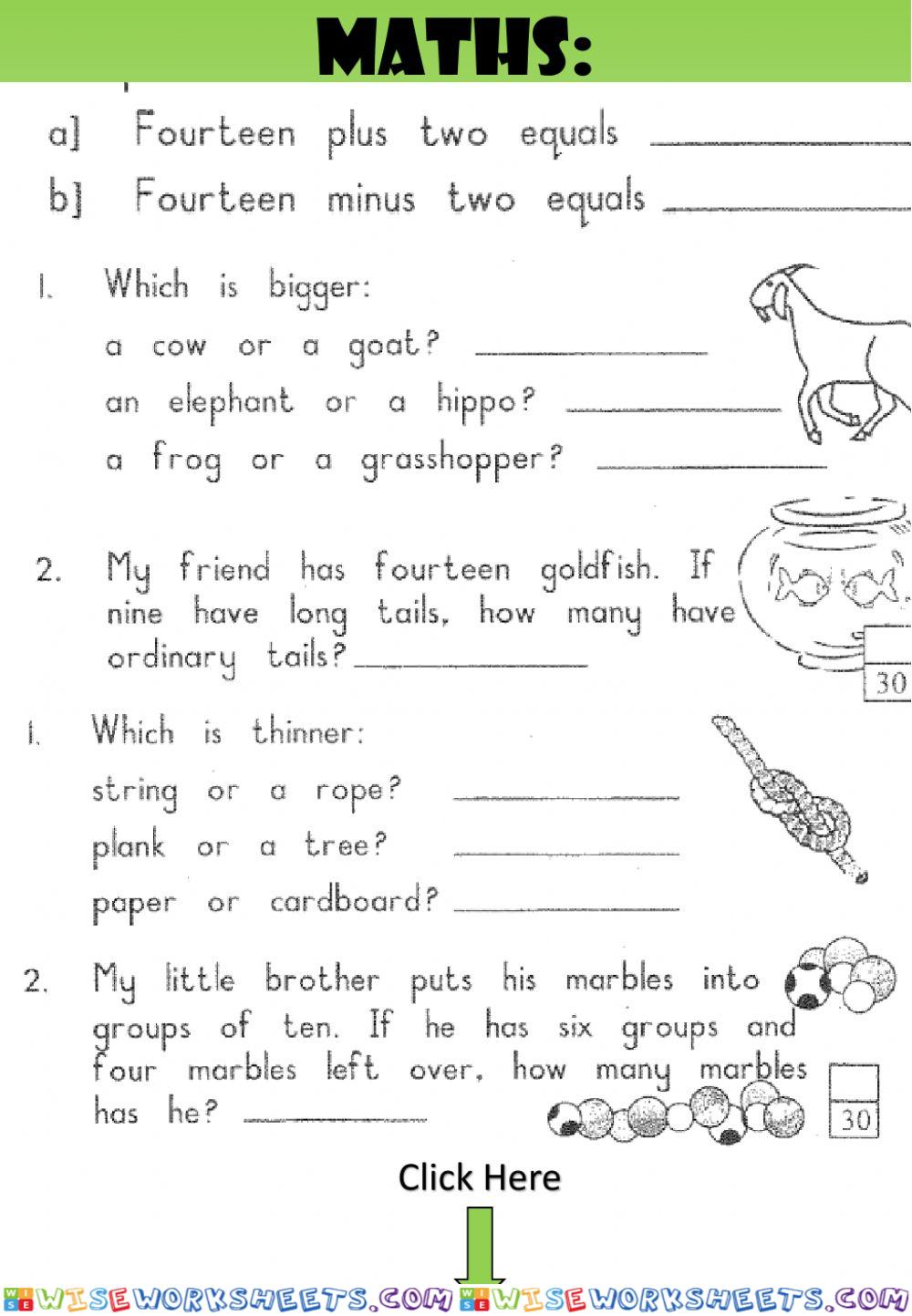 WEEK 32: THURSDAY: Mental Math