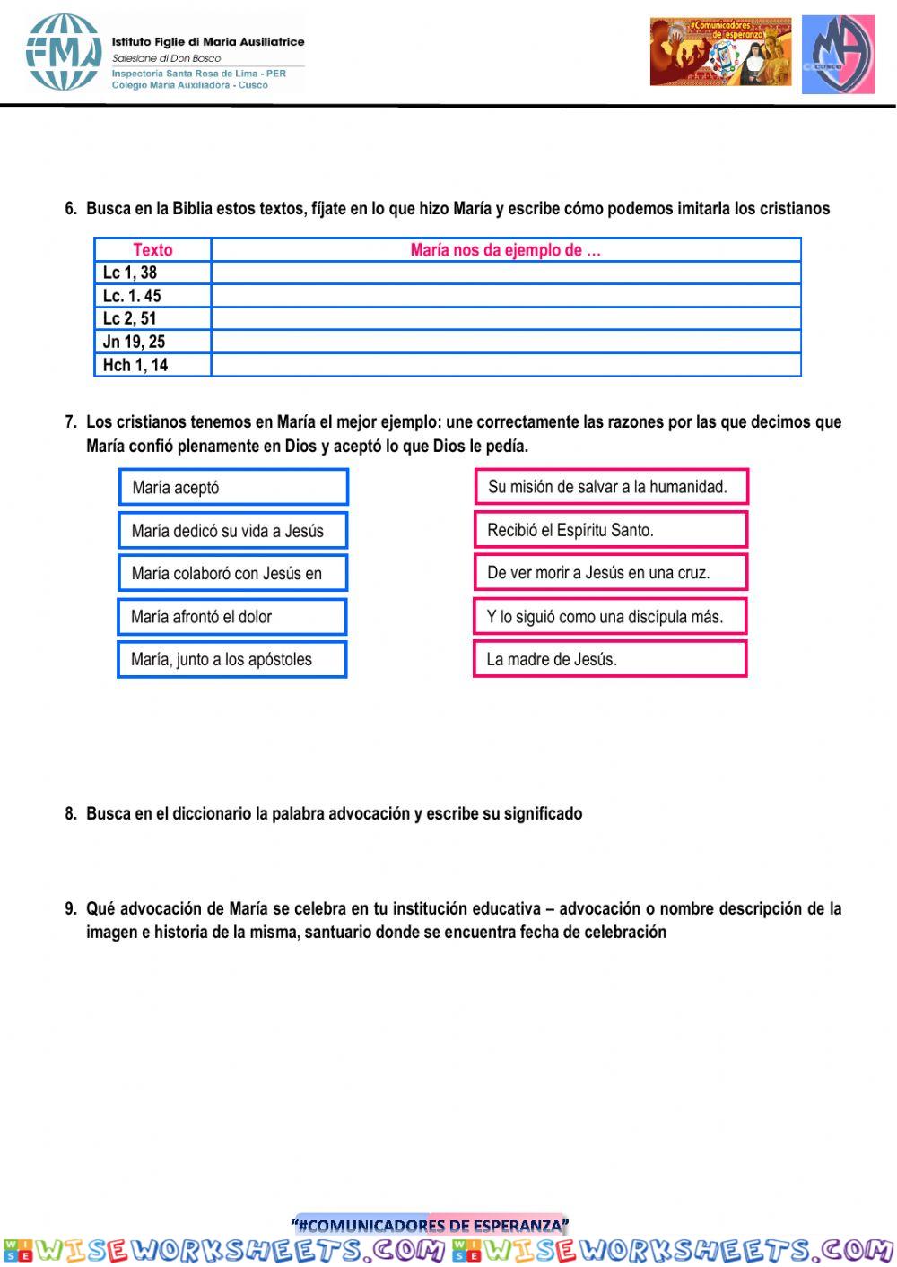 worksheet