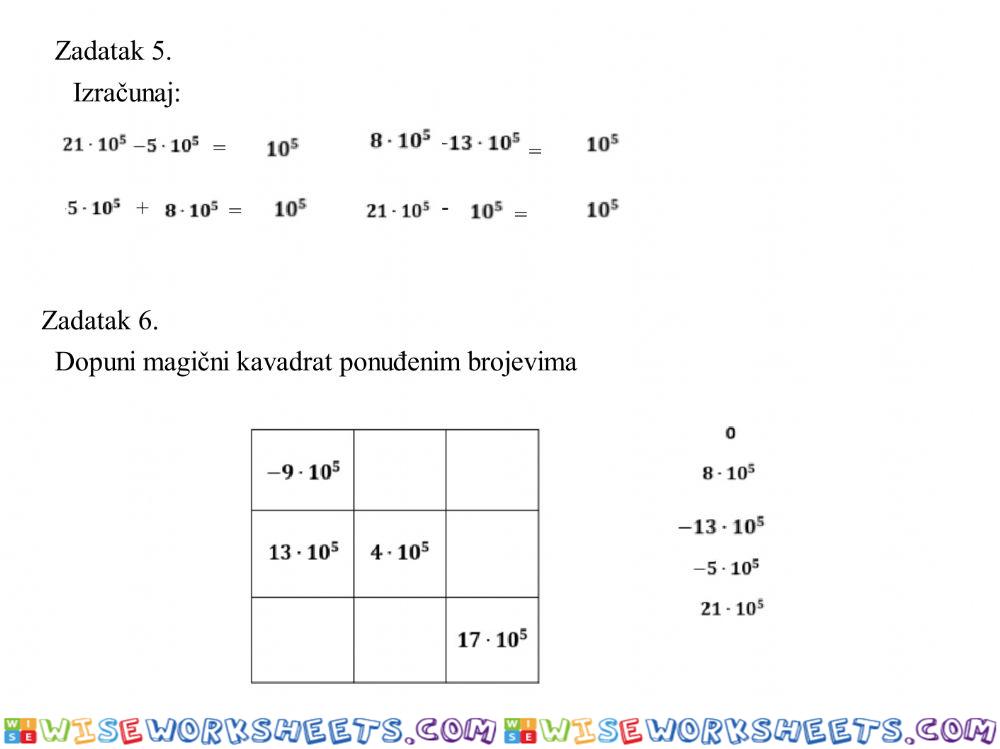 worksheet