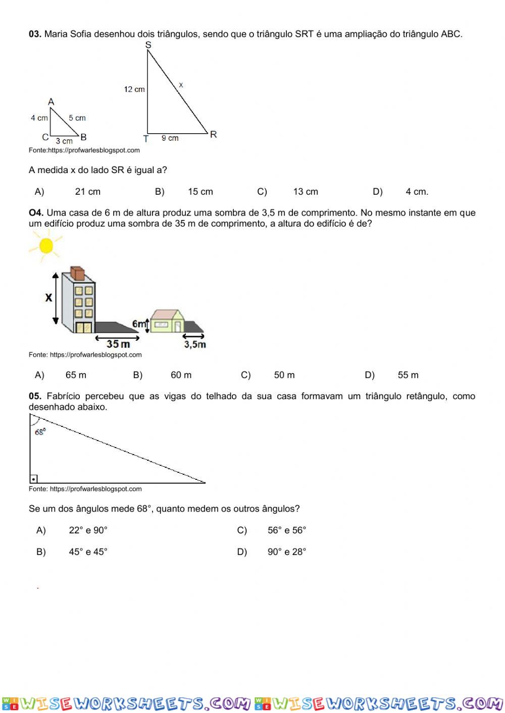 worksheet