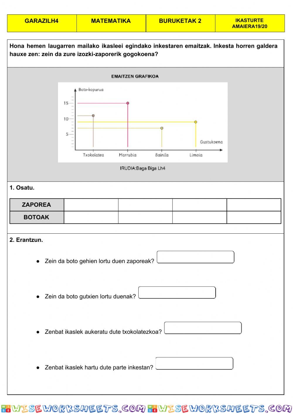 worksheet