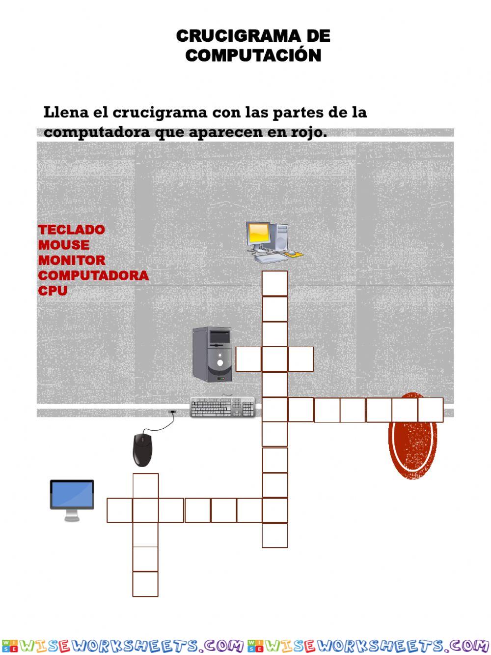 Crucigrama computación