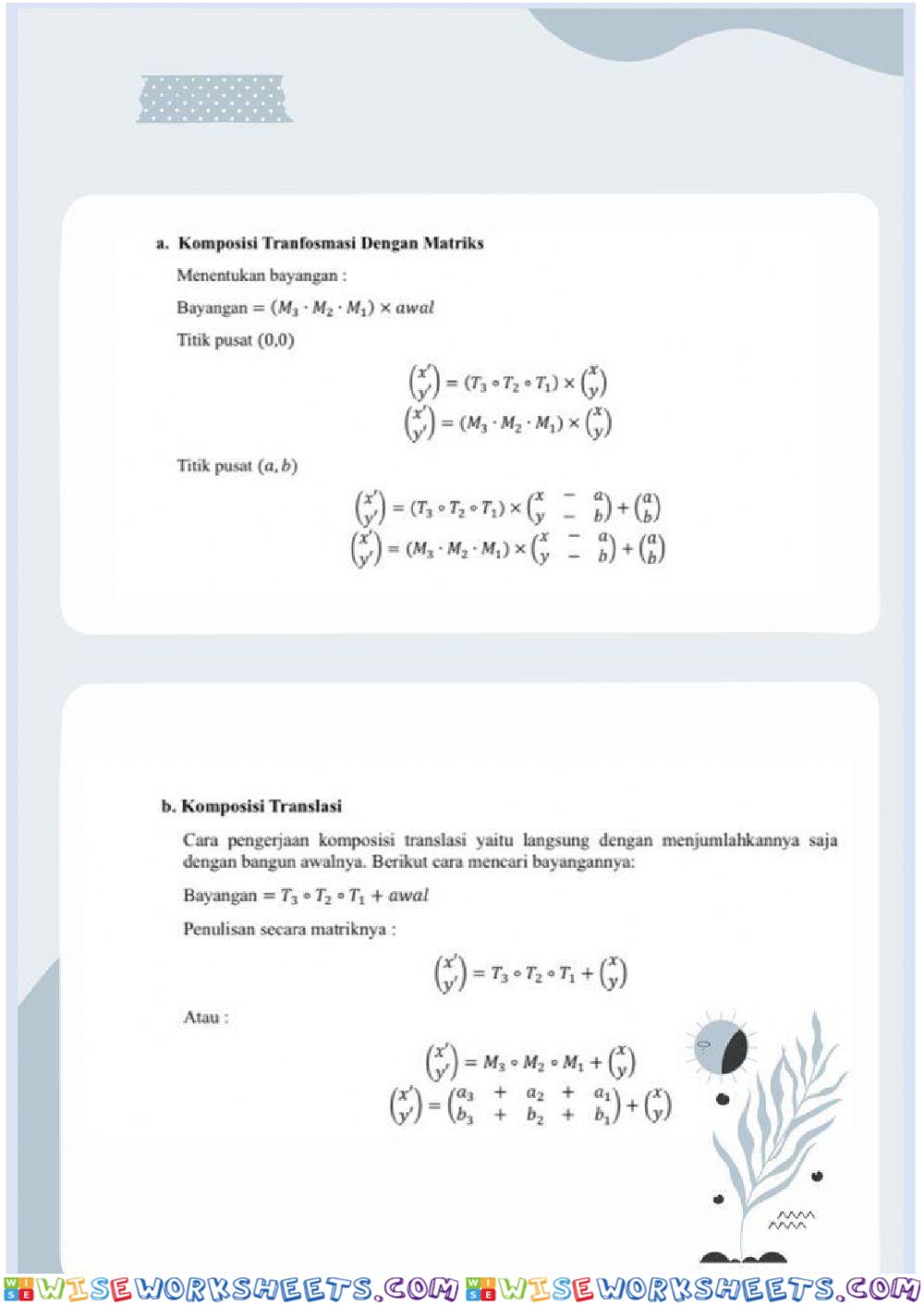 worksheet