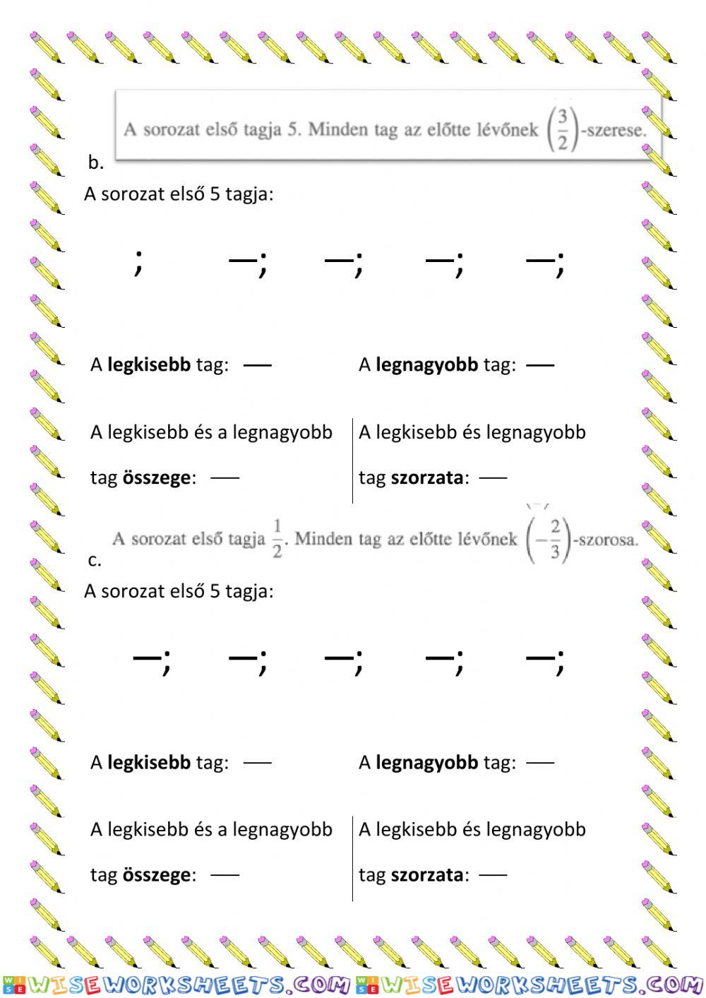 worksheet