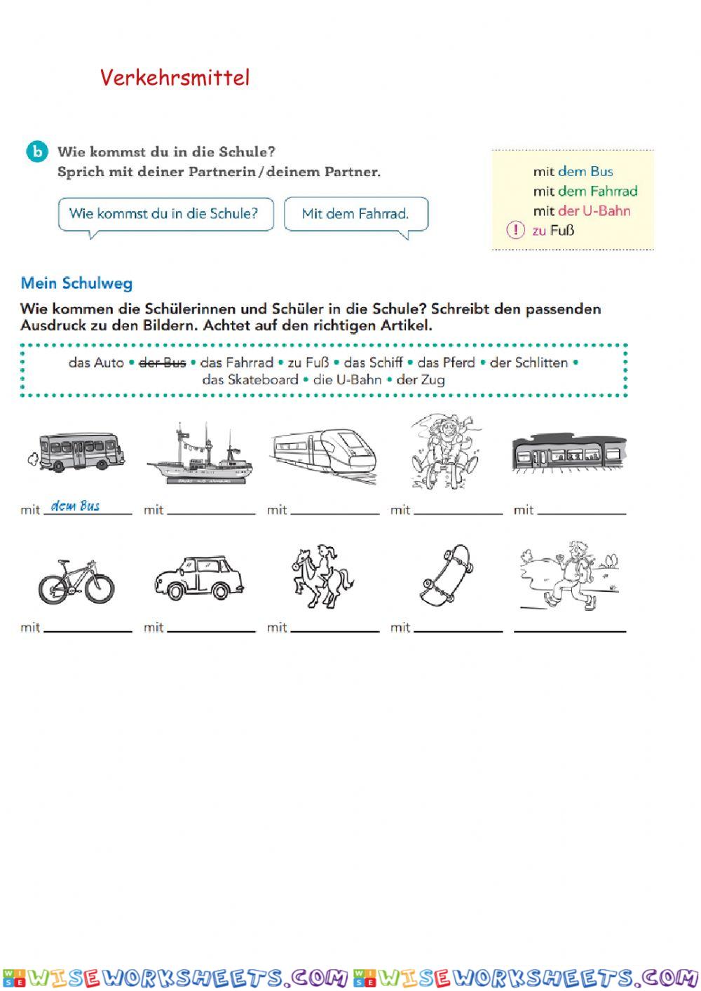 Verkehrsmittel
