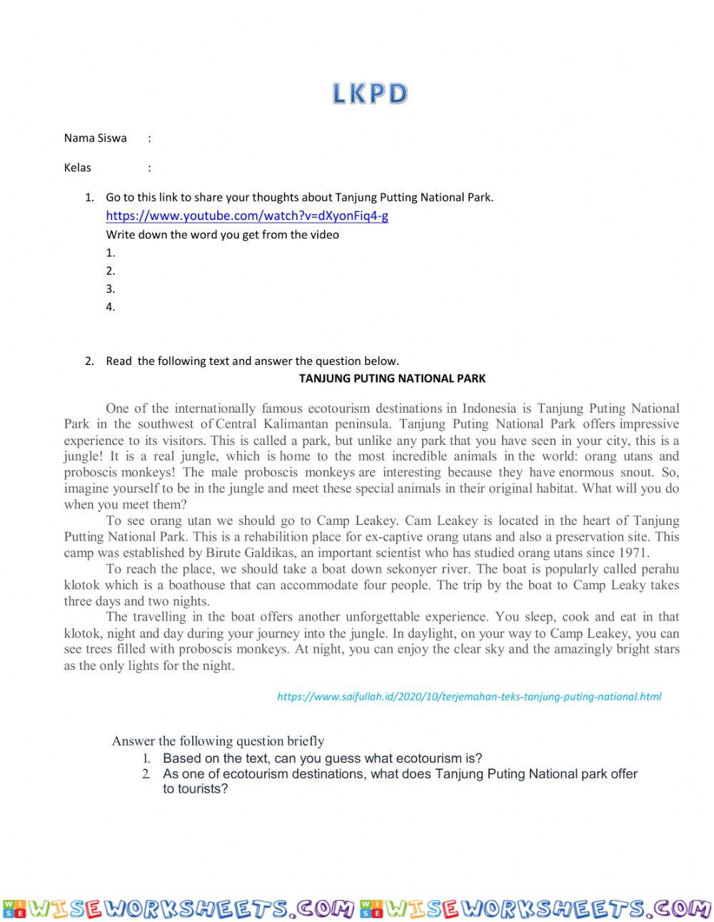 worksheet