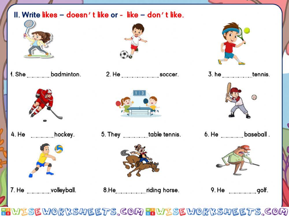 worksheet