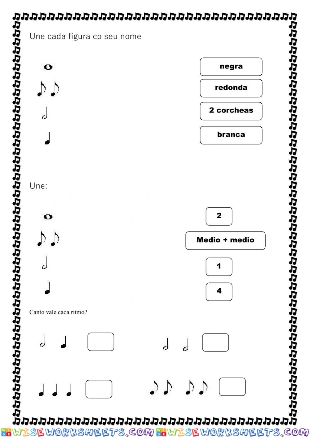 Figuras musicais básicas