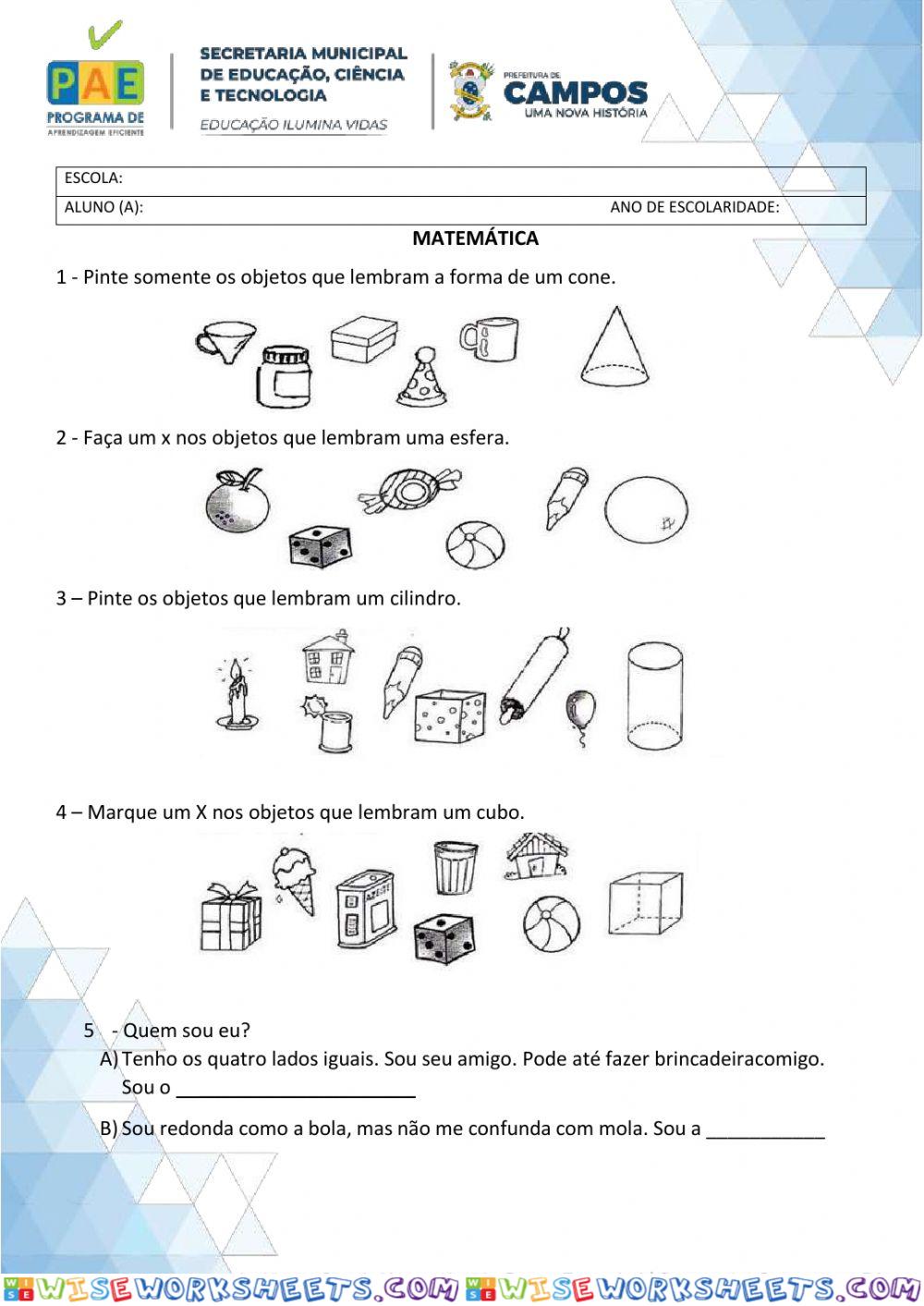 Sólidos Geométricos