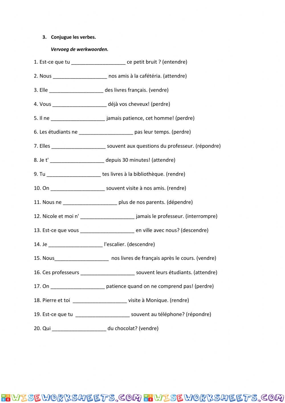 worksheet