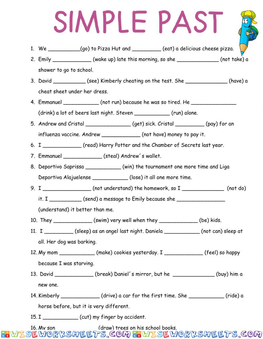 Simple Past - Irregular Verbs