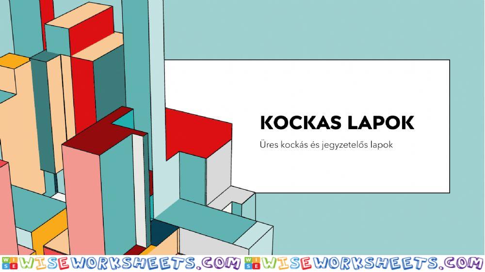 Kockás lap - matek jegyzeteléshez