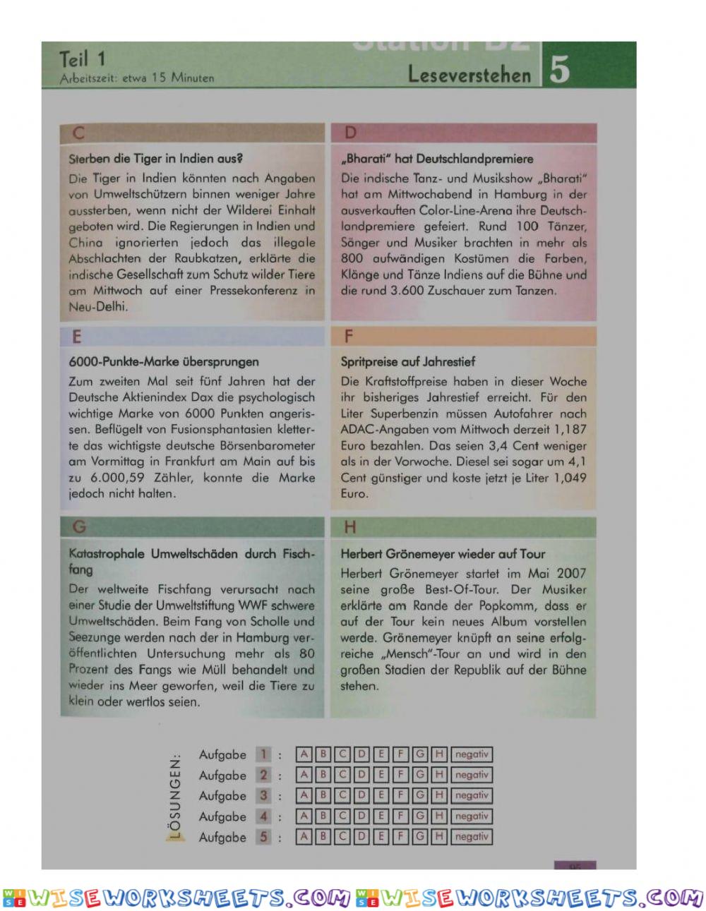 worksheet
