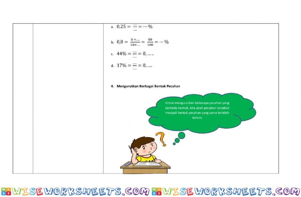worksheet