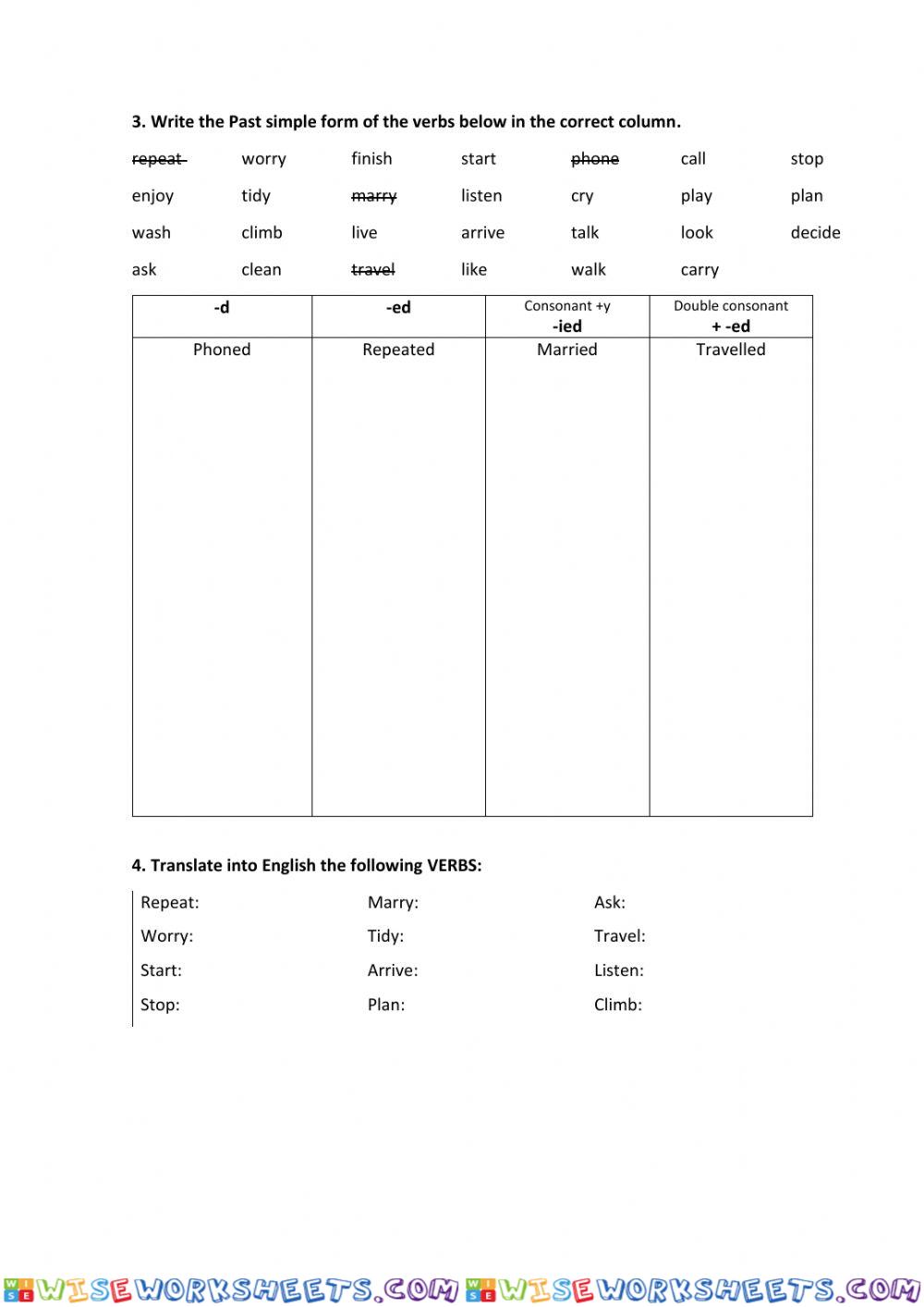 worksheet