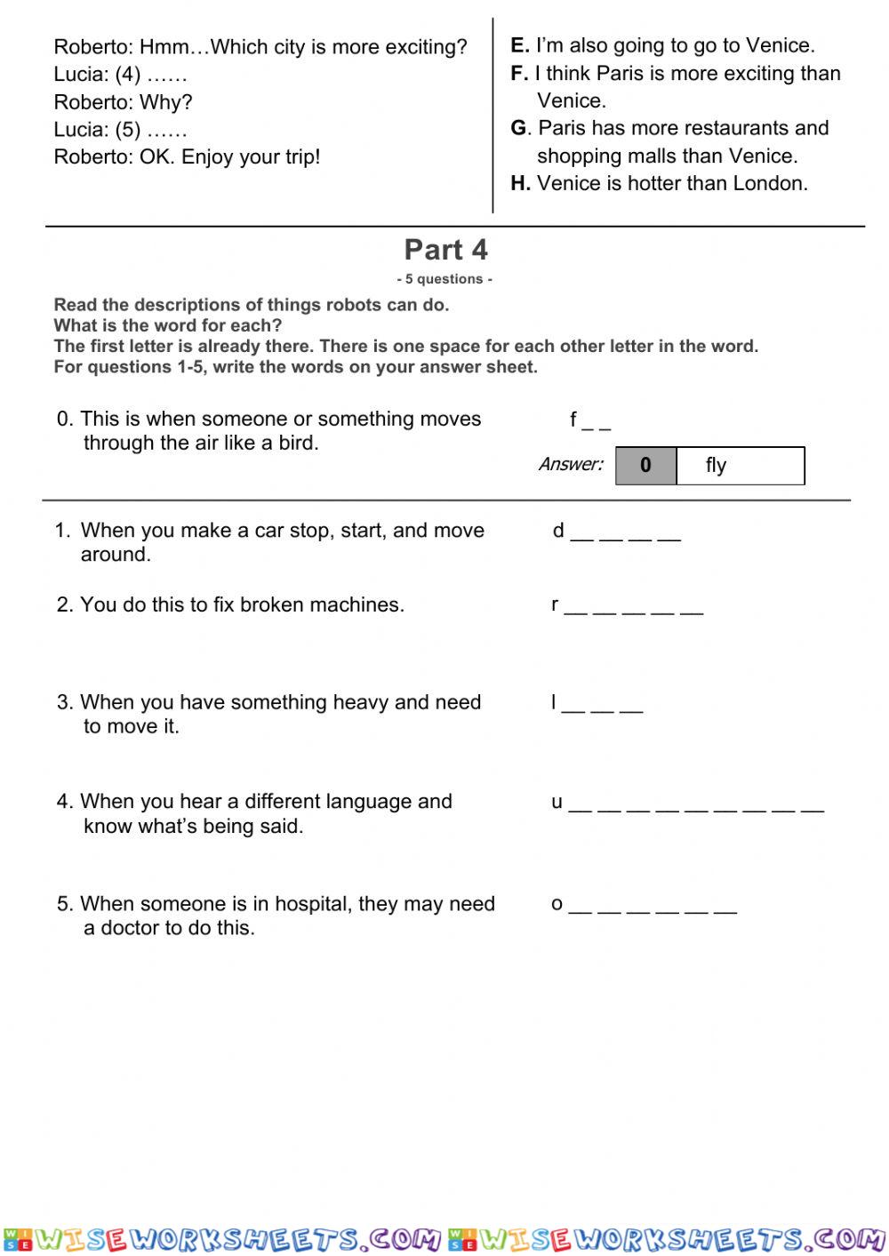 worksheet