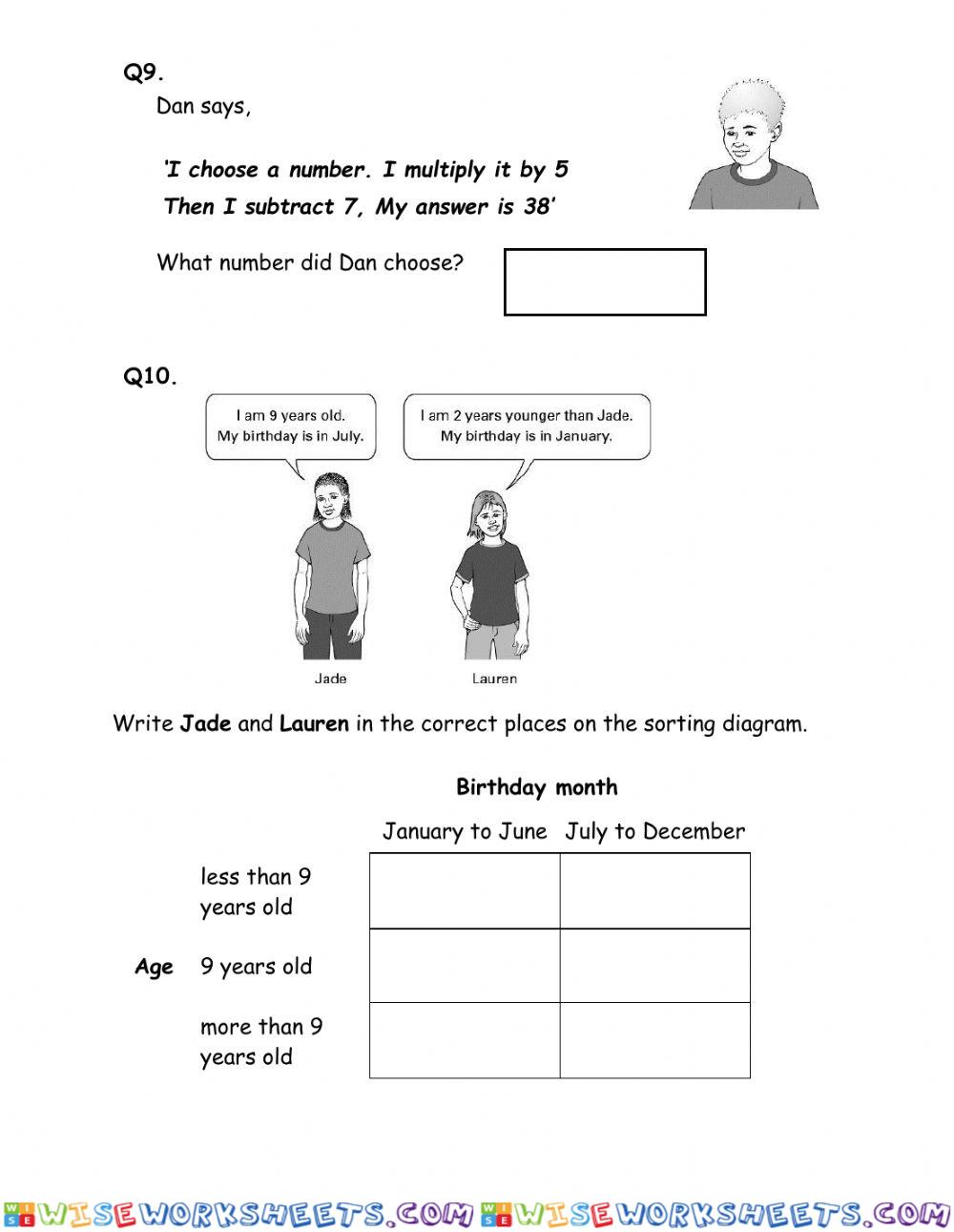 worksheet