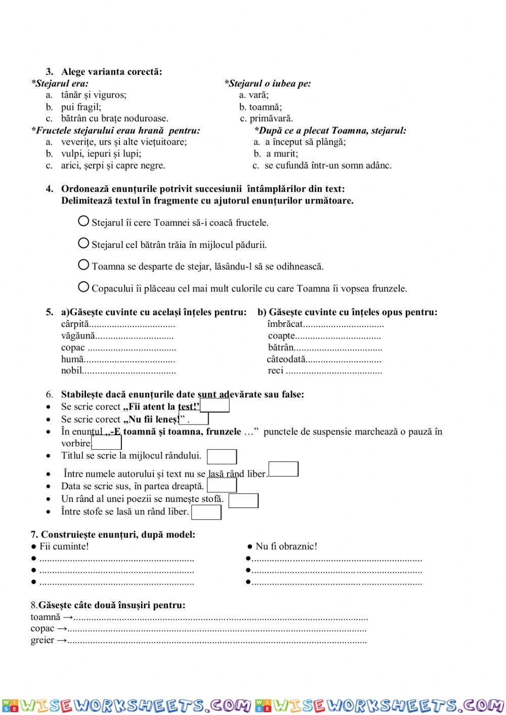 worksheet