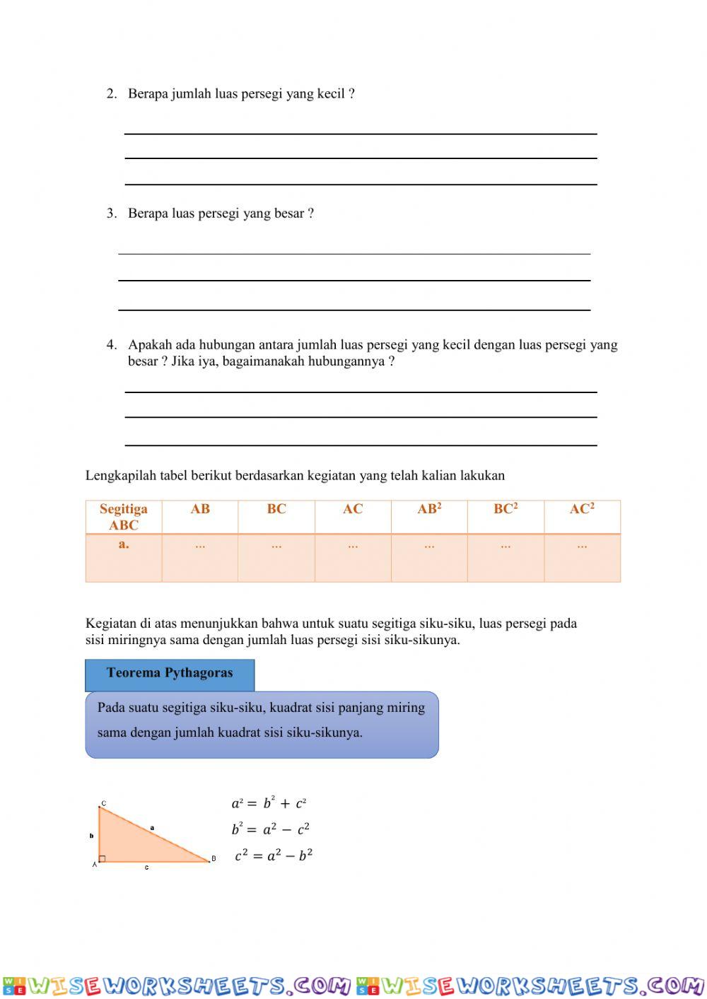 worksheet