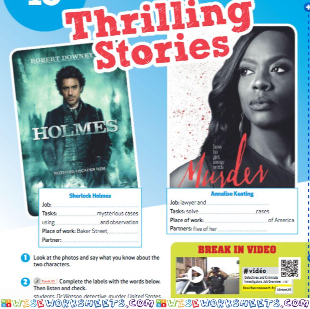 Thrilling stories