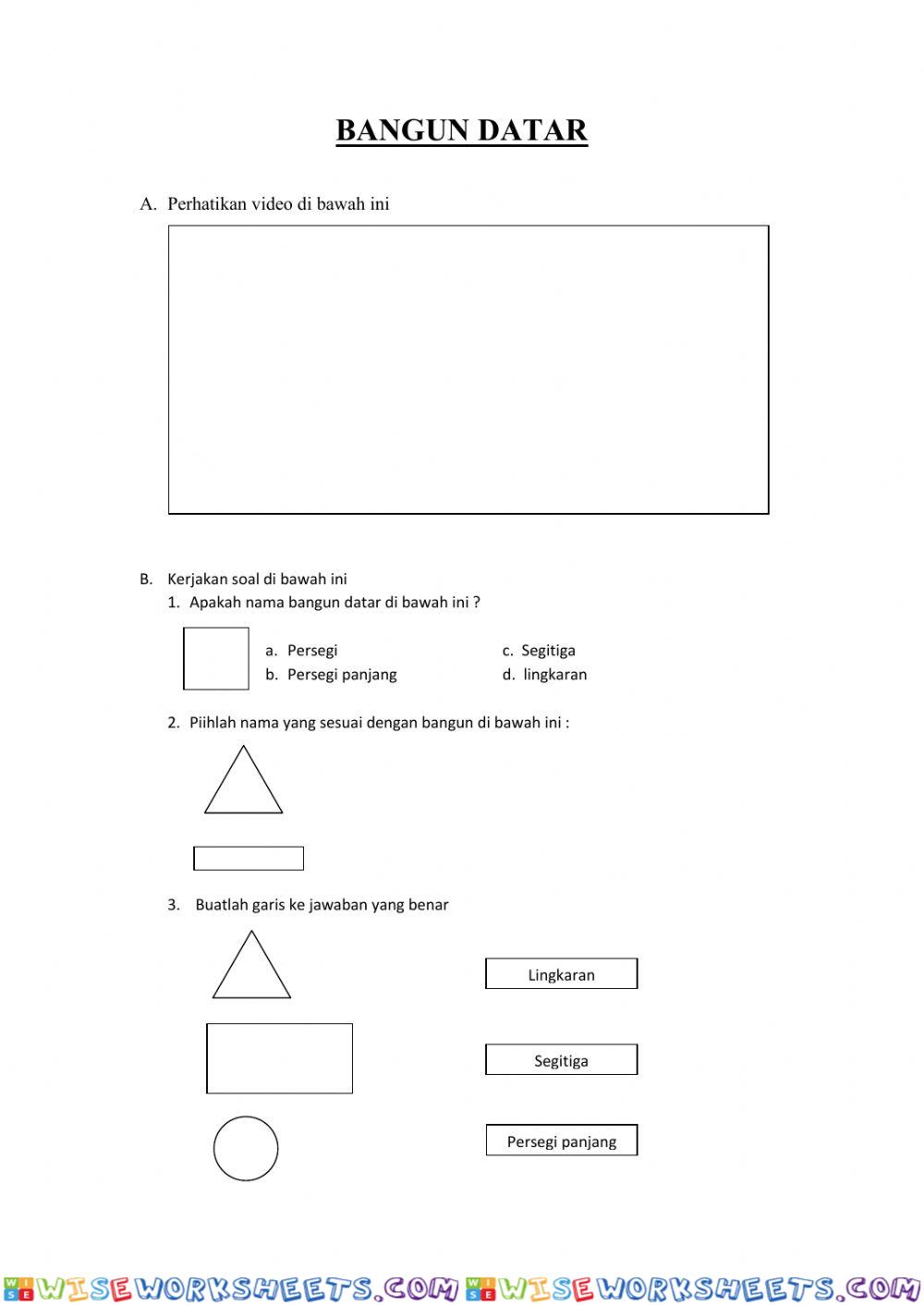 worksheet