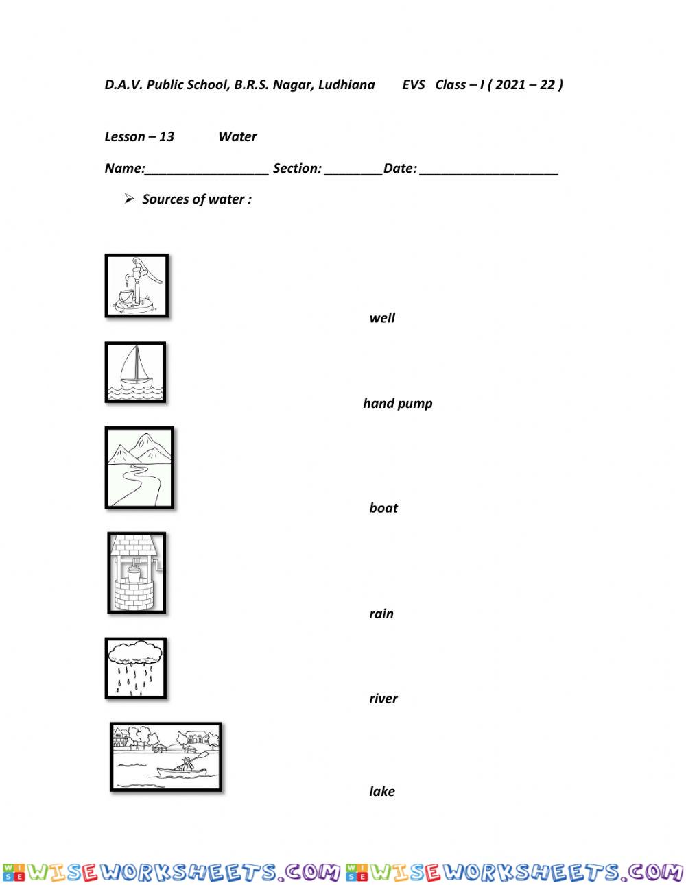 worksheet