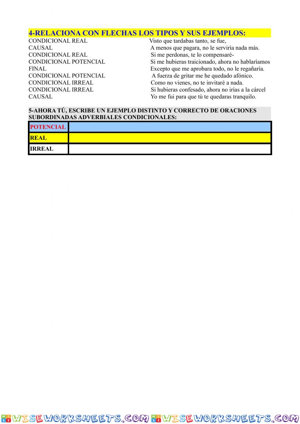 worksheet