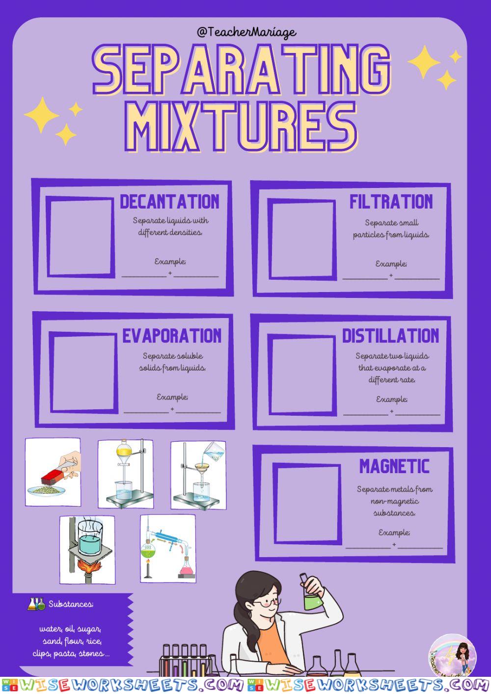 Separating mixtures