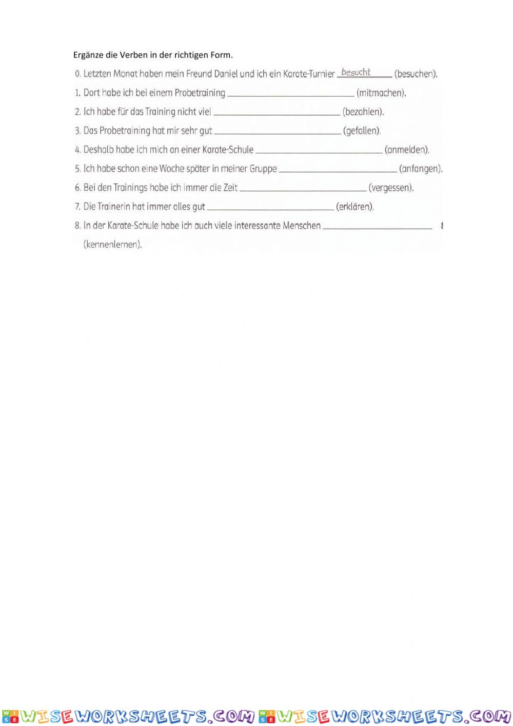 worksheet