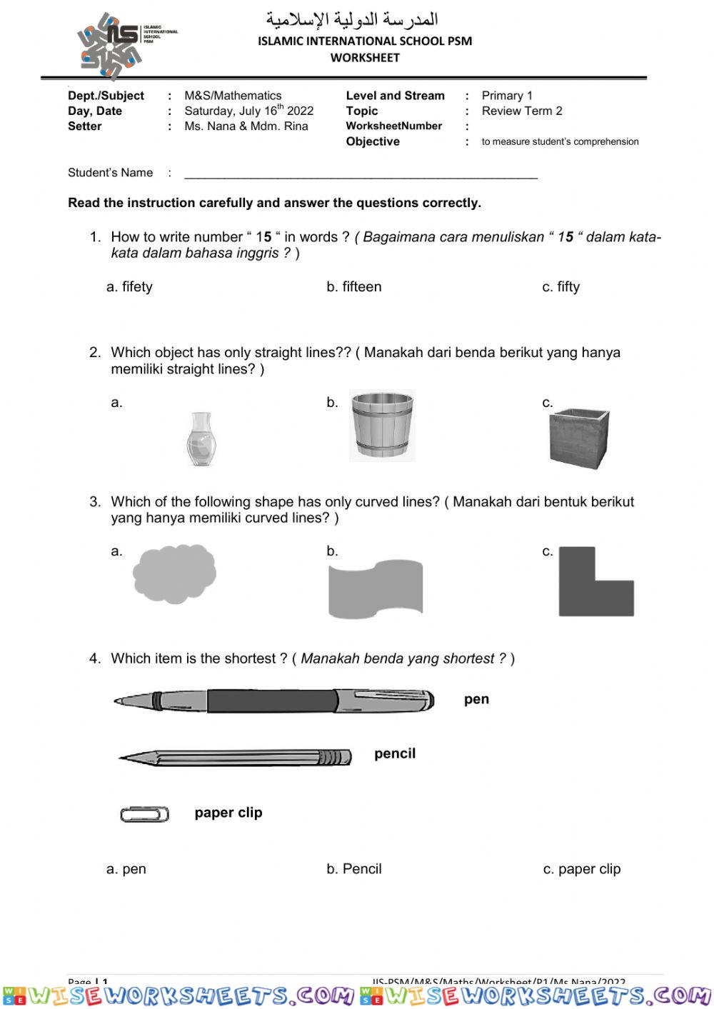 Review term 2