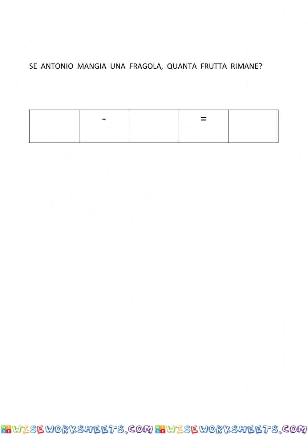 worksheet