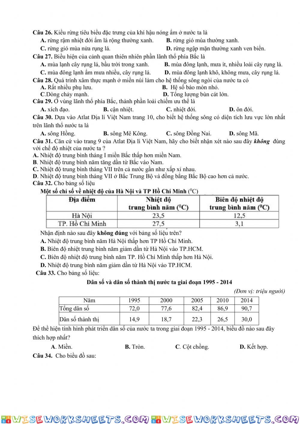 worksheet