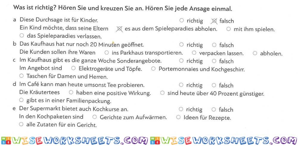 Testtrainer Lektion 10 Übung 1
