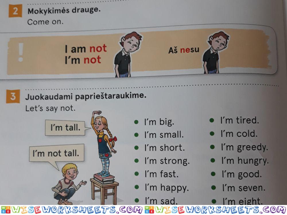 I am not - I'm not