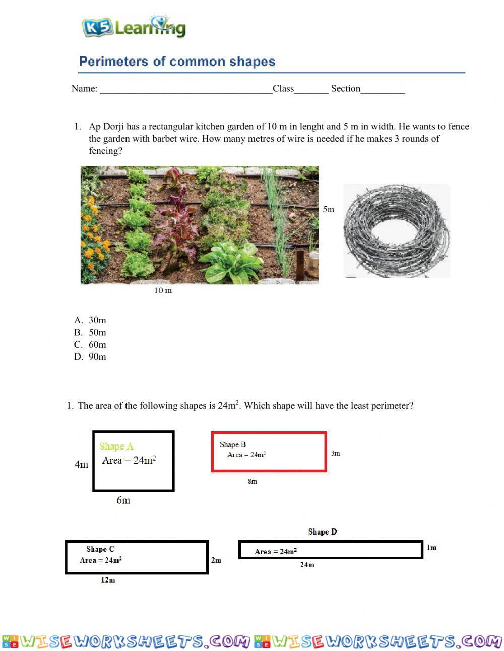 Worksheet
