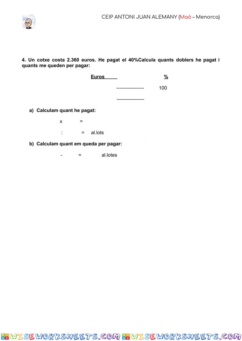 worksheet