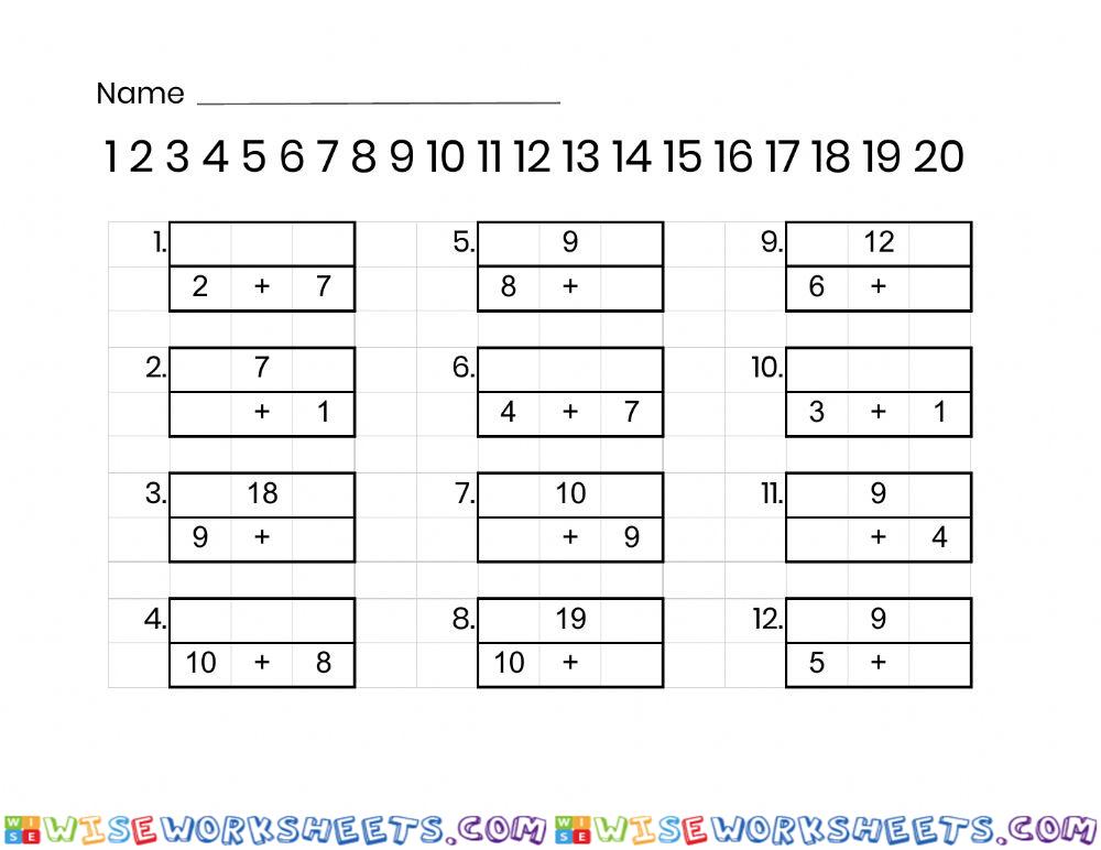 Mixed addition Subtraction