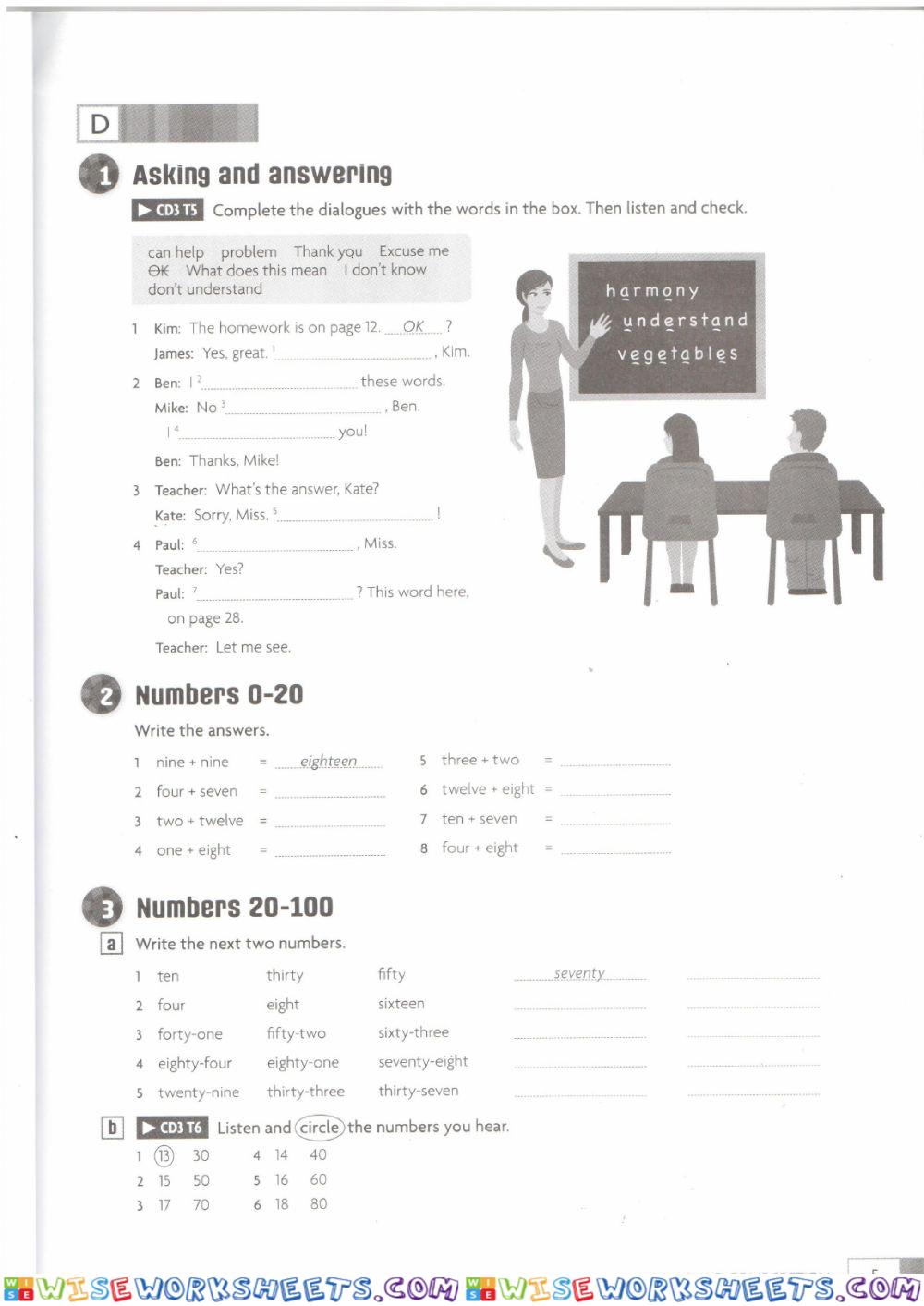 worksheet