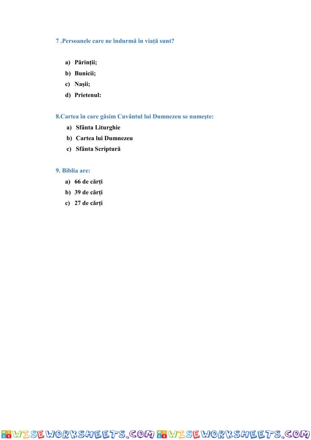 worksheet