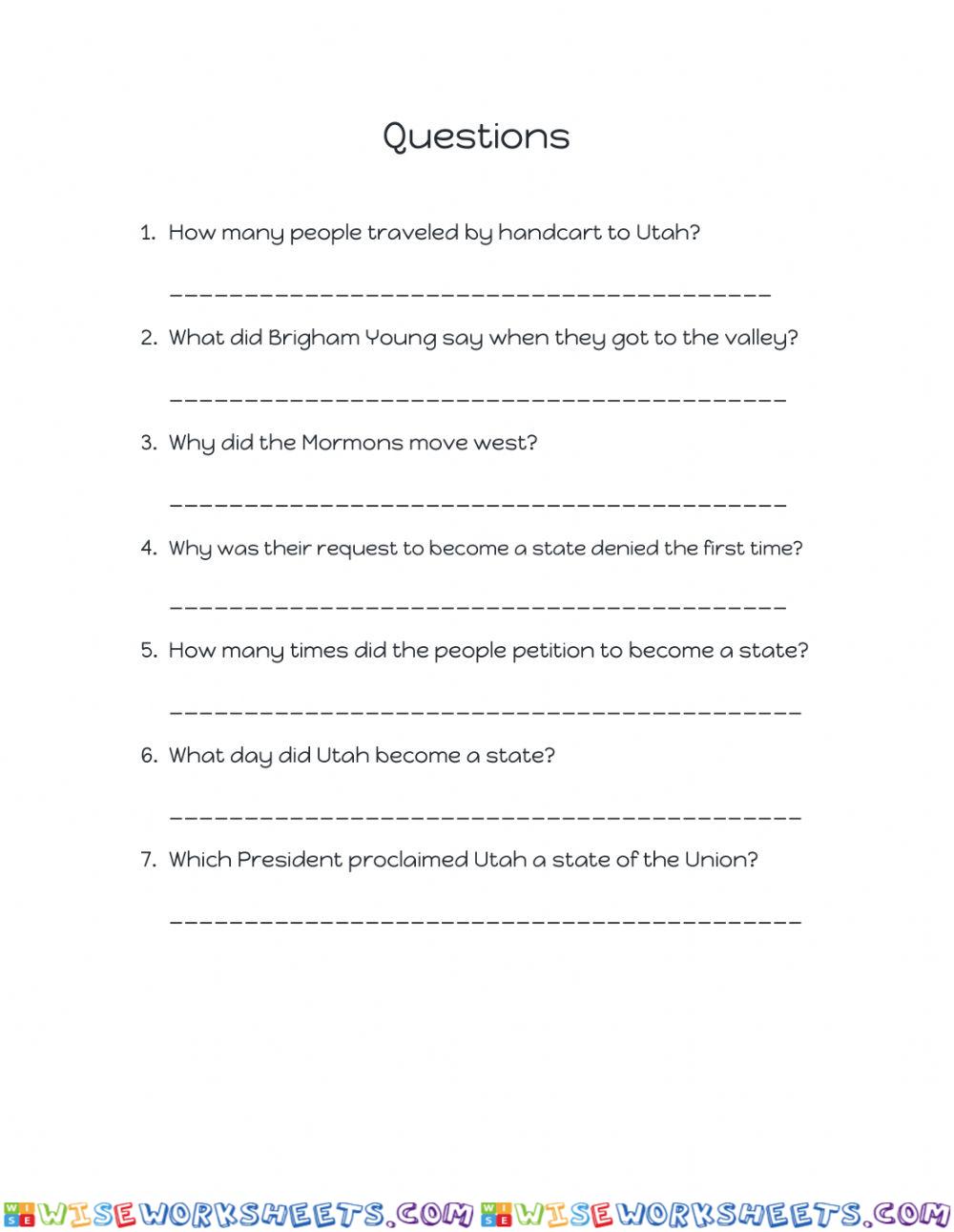 worksheet