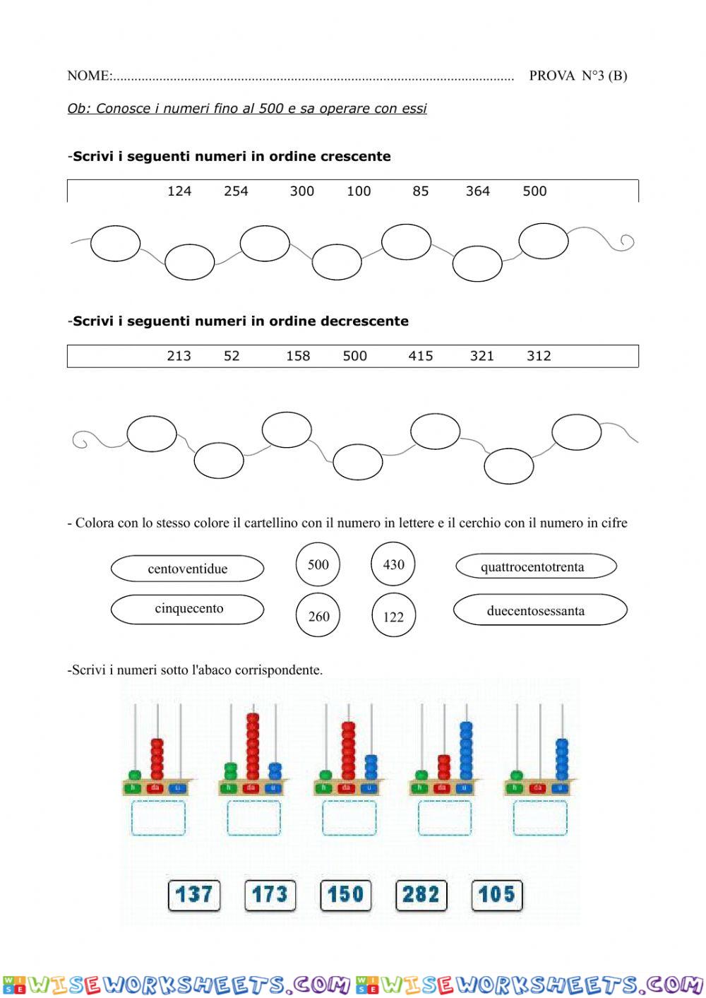 worksheet