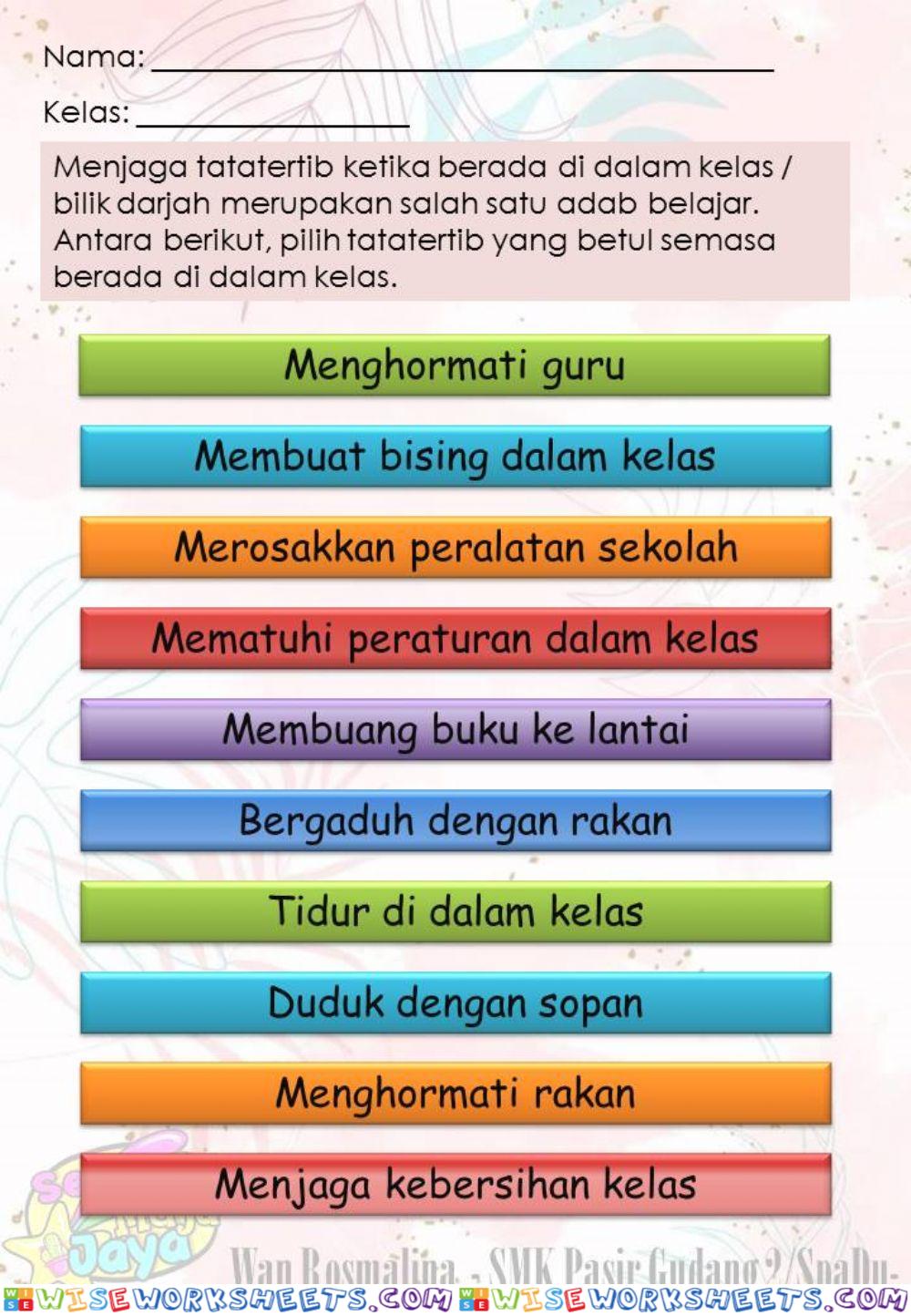 Adab Belajar