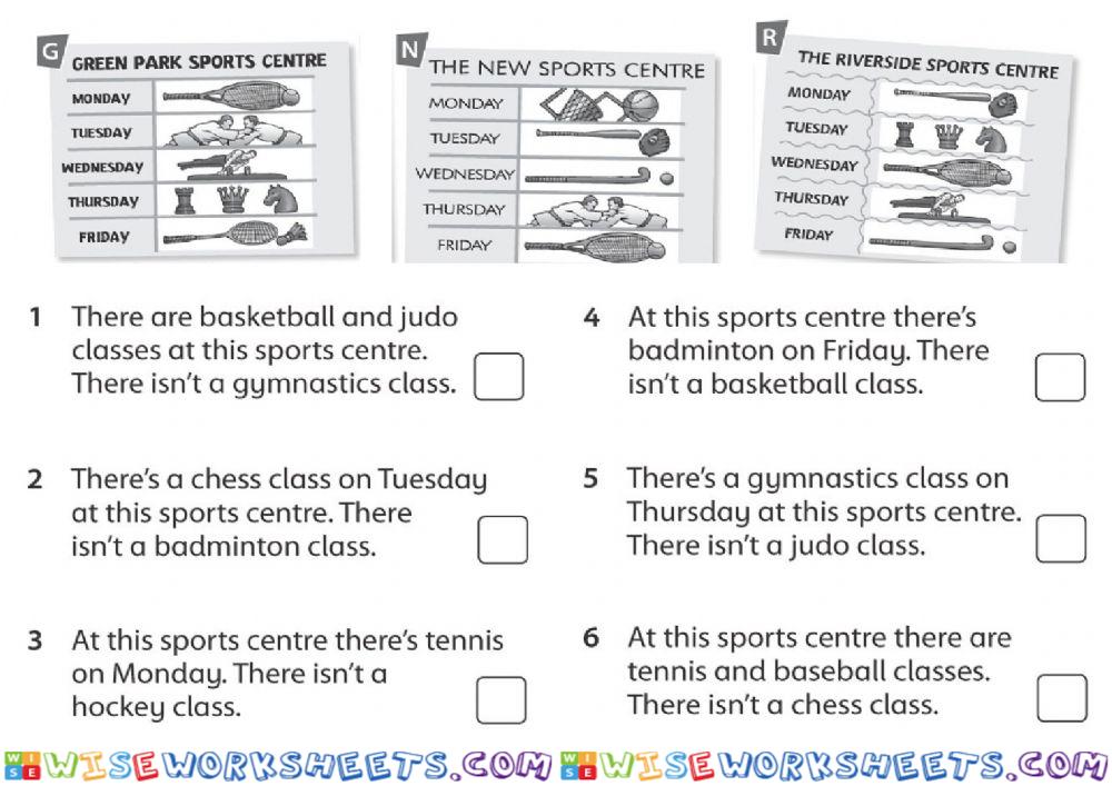 Sports reading