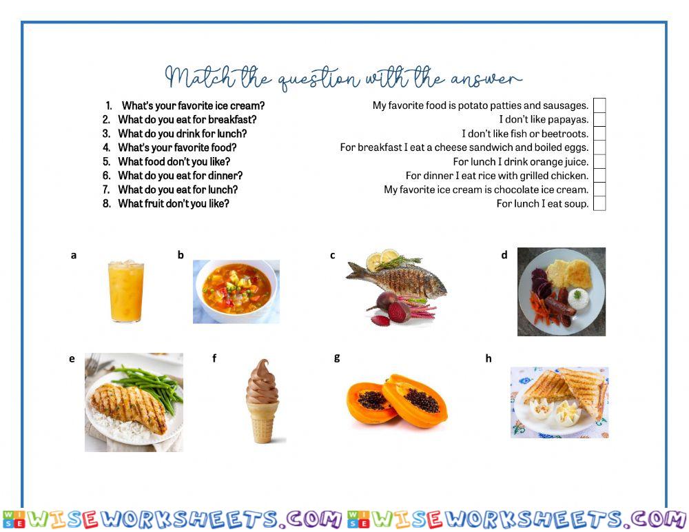 What food do you like?