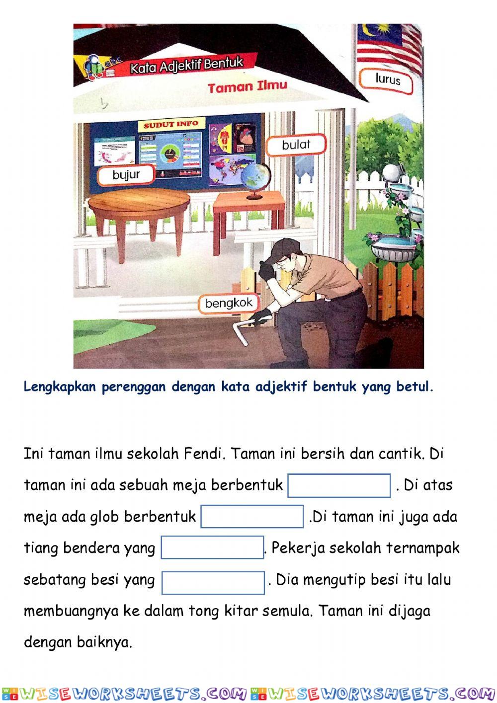 Kata Adjektif Bentuk Tahun 2