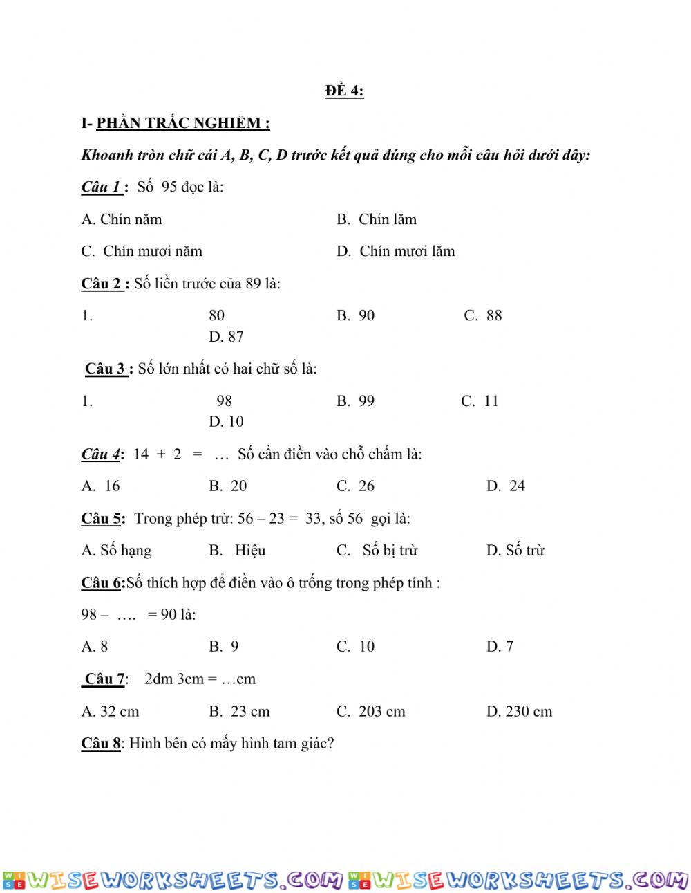 worksheet