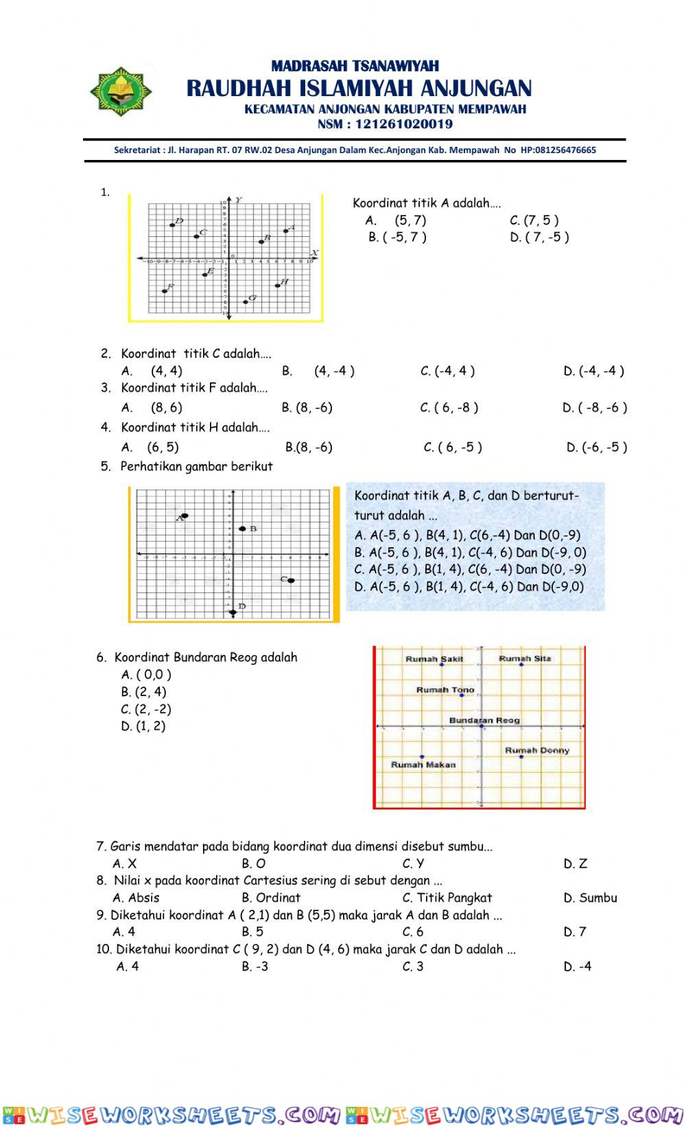 worksheet