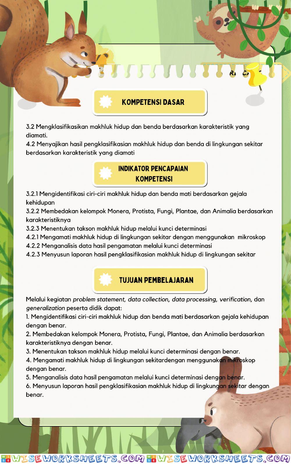 Klasifikasi makhluk hidup