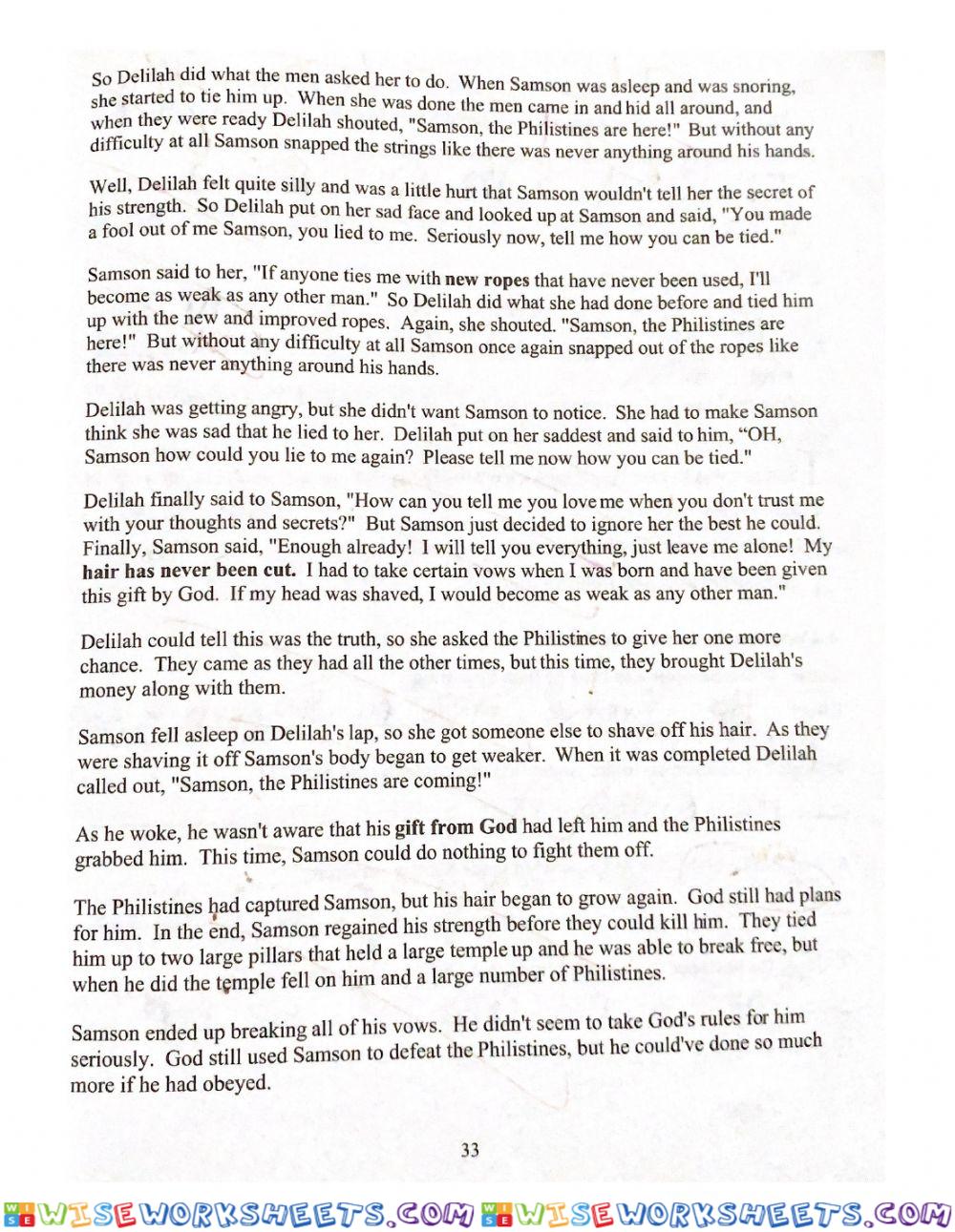 worksheet